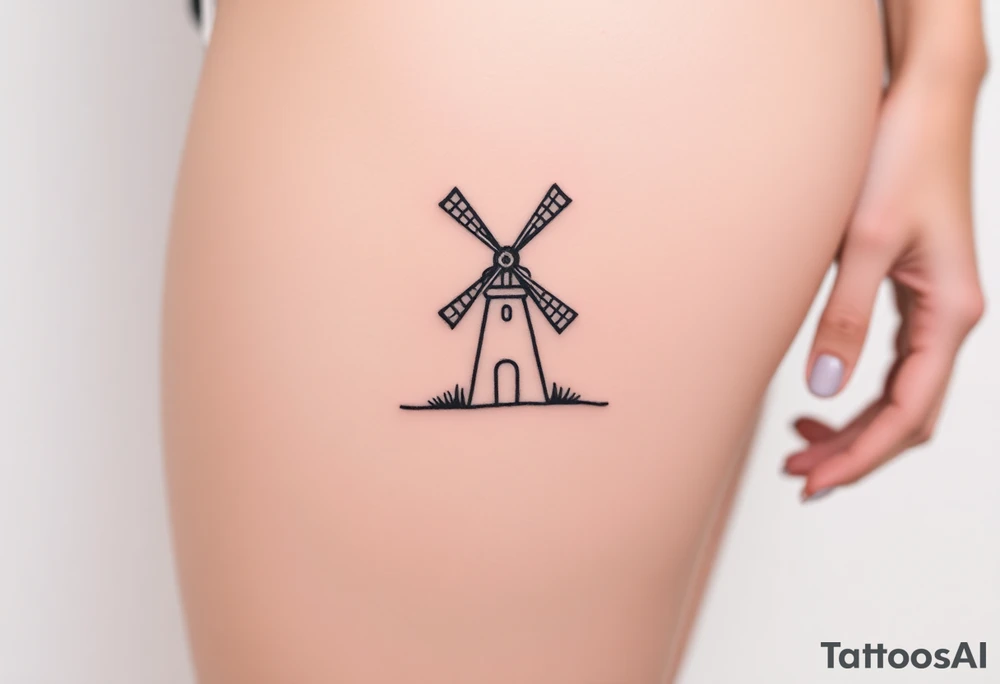 Windmill tattoo idea