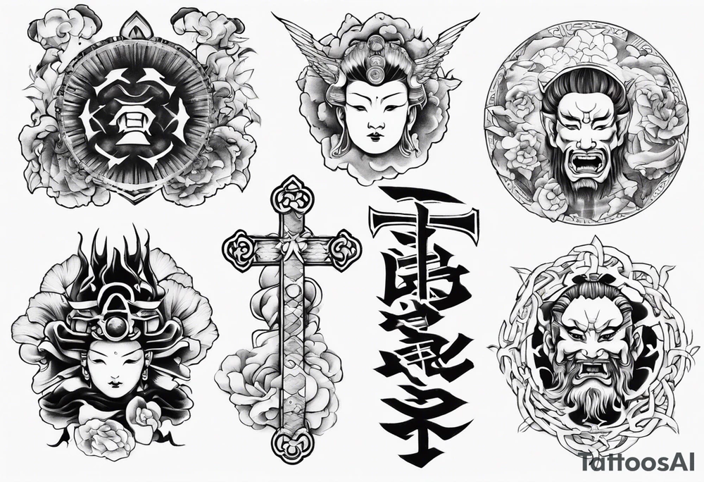 God’s strength tattoo idea