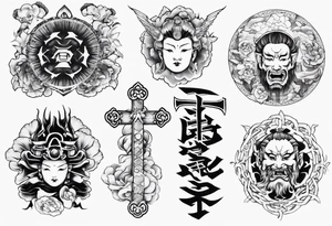 God’s strength tattoo idea