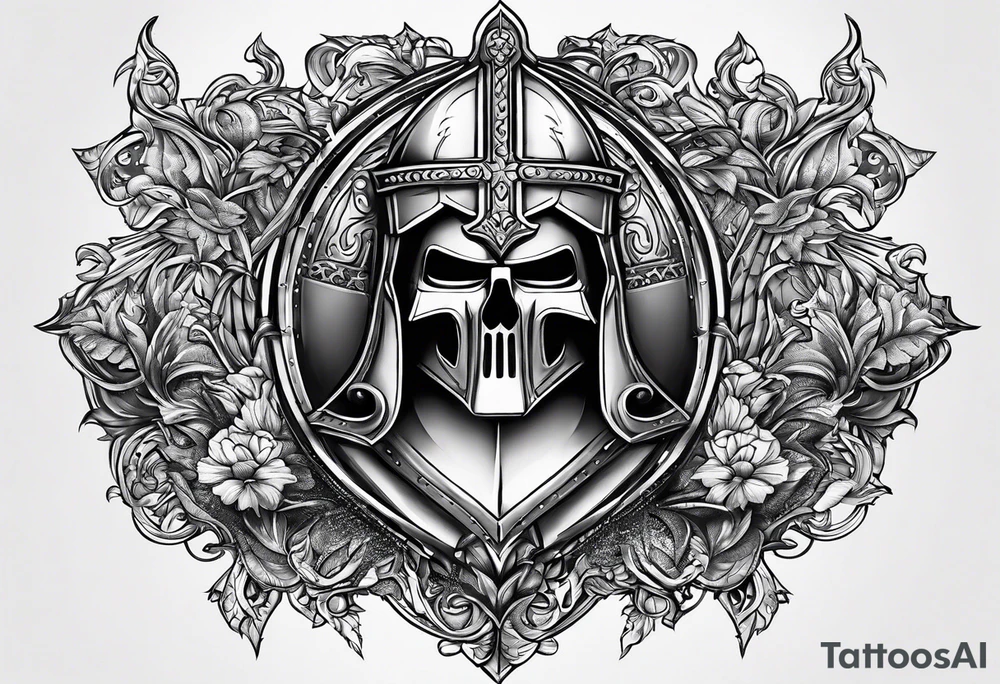 crusader tattoo idea
