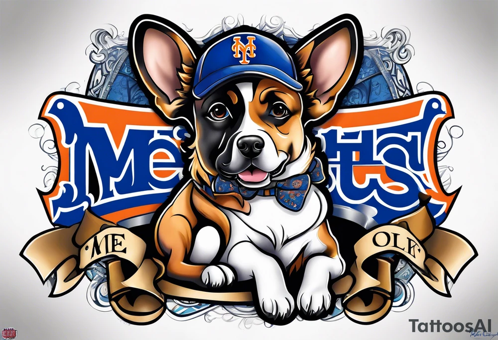 Dogs
New York Mets tattoo idea