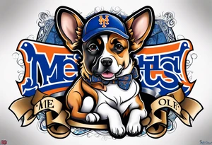 Dogs
New York Mets tattoo idea