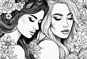 Matching tatoo mother and daughter
Mother was born on 1976, daughter in 2000
They like Flowers, aestic things, beautiful things
Tatoo minimalist forearm tattoo idea