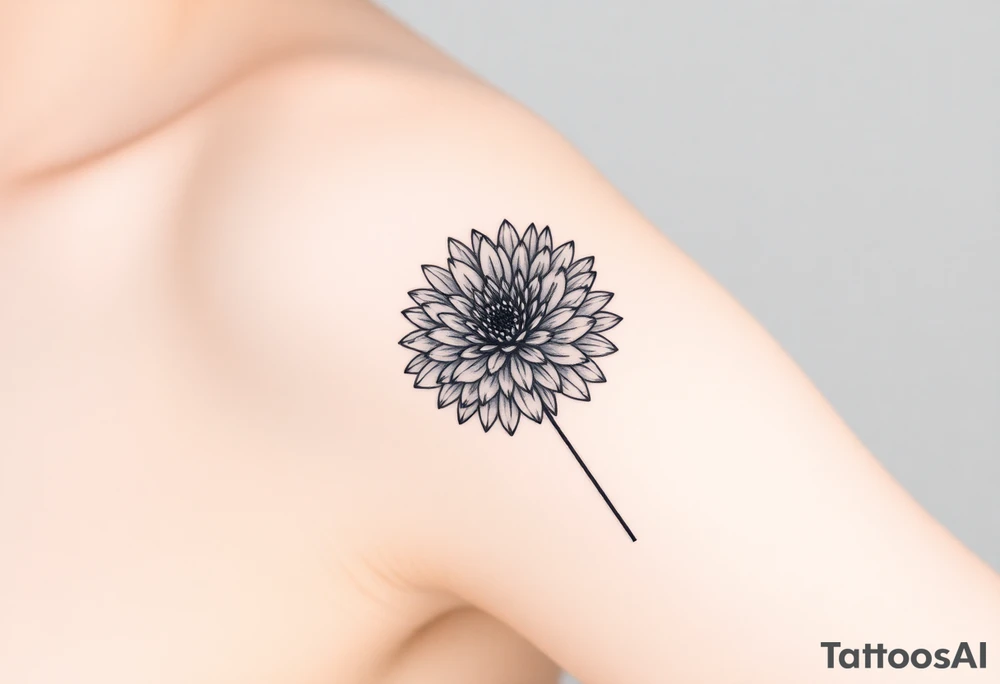 chrysanthemum tattoo idea
