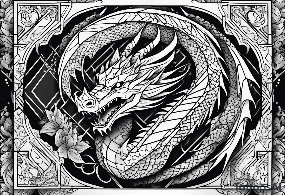 Dragon tattoo idea