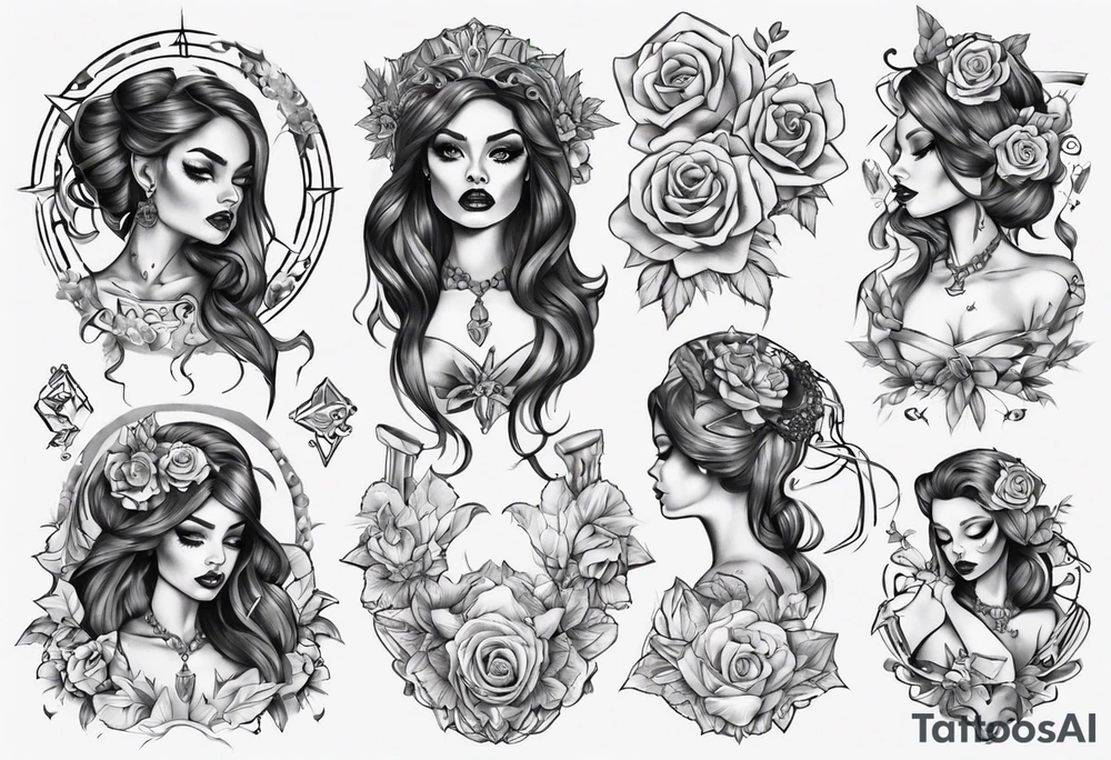 corps bride Emely tattoo idea