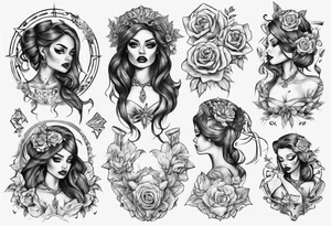 corps bride Emely tattoo idea