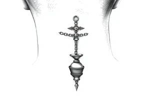 Traditional Russian orthodox censer chains tattoo idea