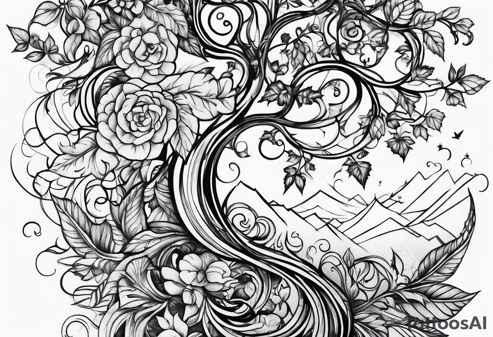Vines tattoo idea