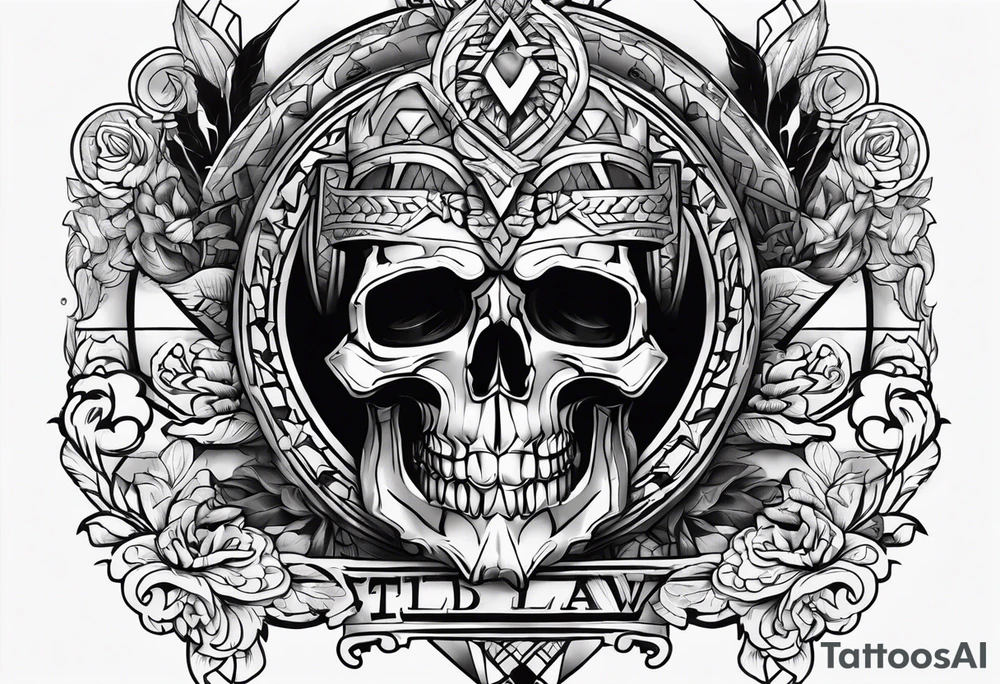 Good and bad law tattoo idea