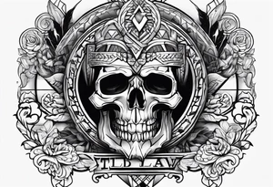 Good and bad law tattoo idea