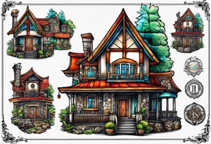 House tattoo idea