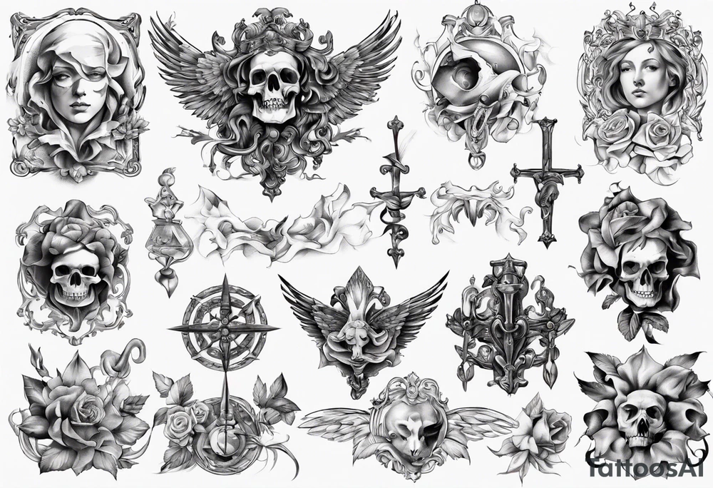 Renaissance artwork tattoo idea