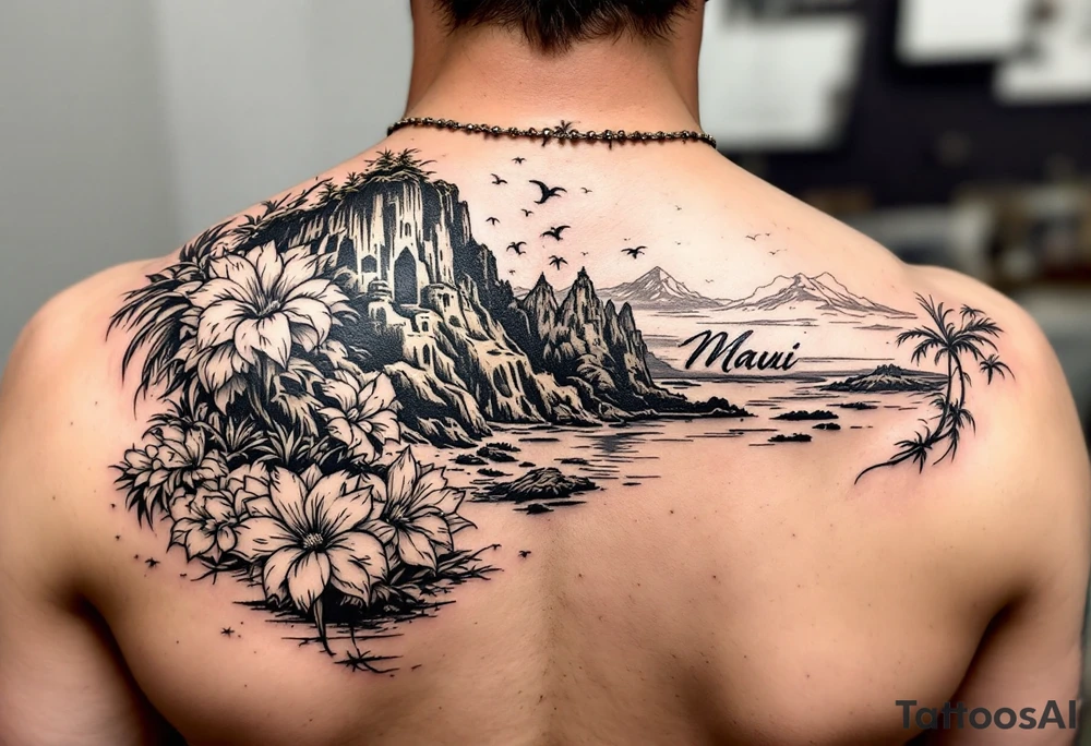 This place is sacred Maui tattoo idea