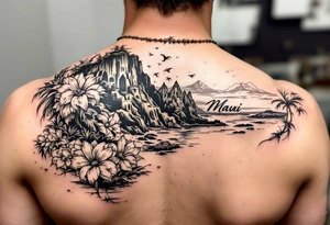 This place is sacred Maui tattoo idea