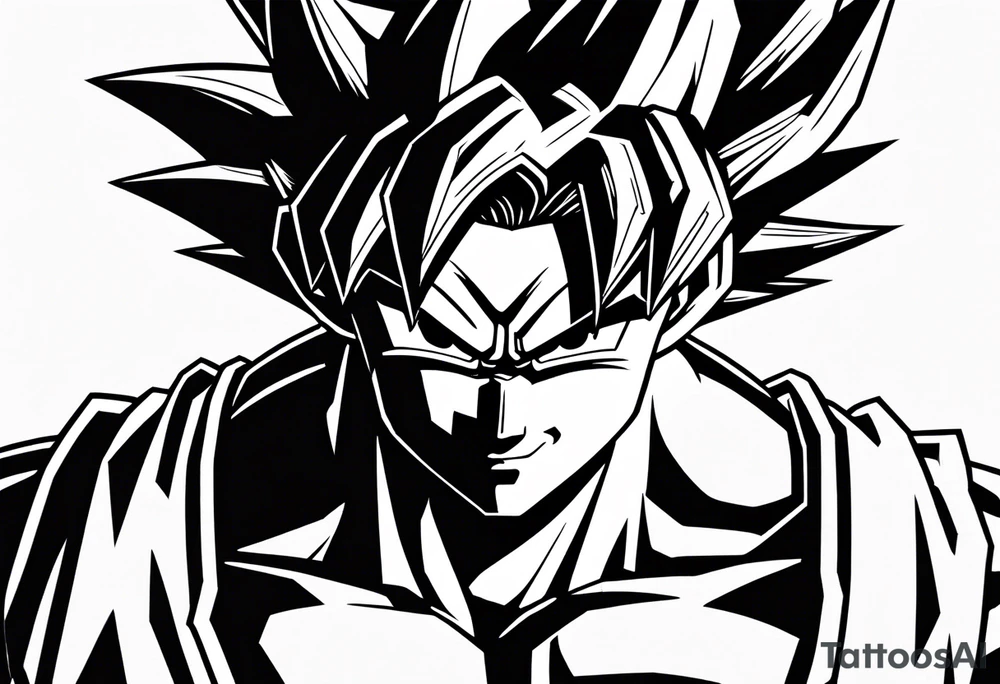 Son goku tattoo idea