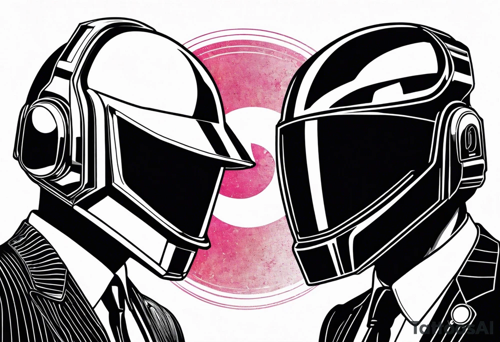 daft punk ying yang tattoo idea
