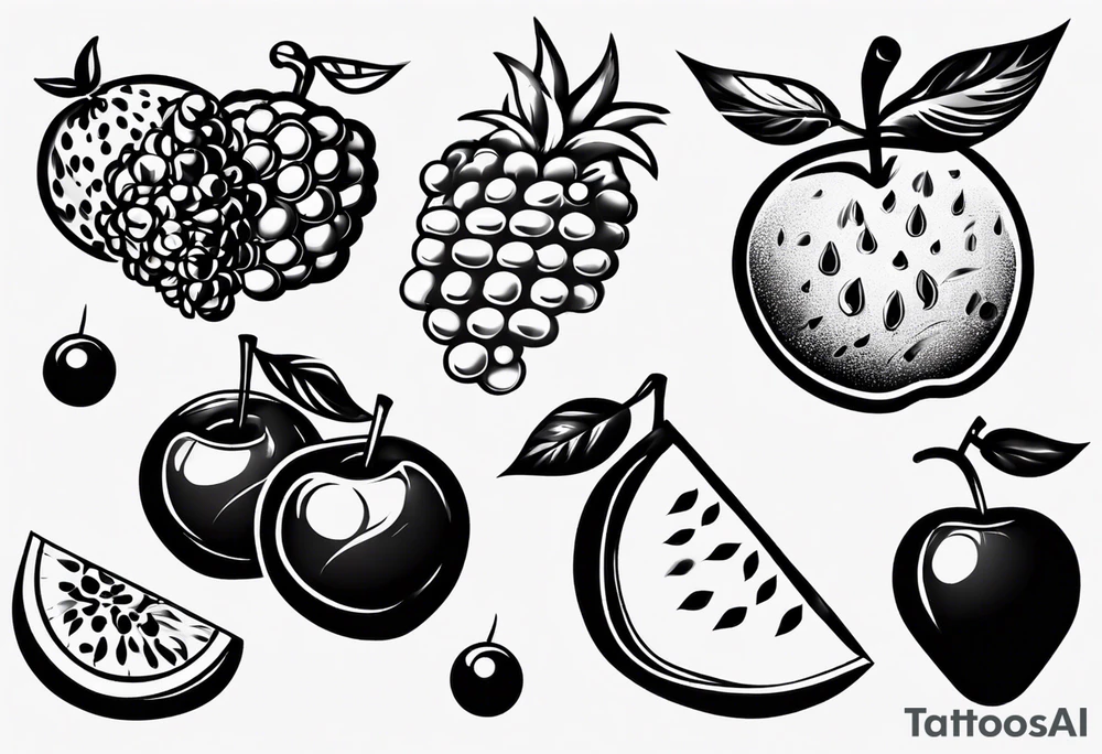 Fruits tattoo idea