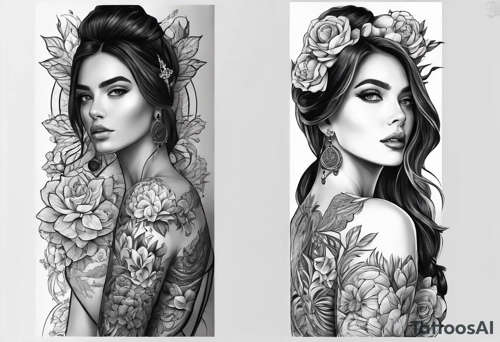 Something inspired by Spanish, Portuguese and English tattoo idea