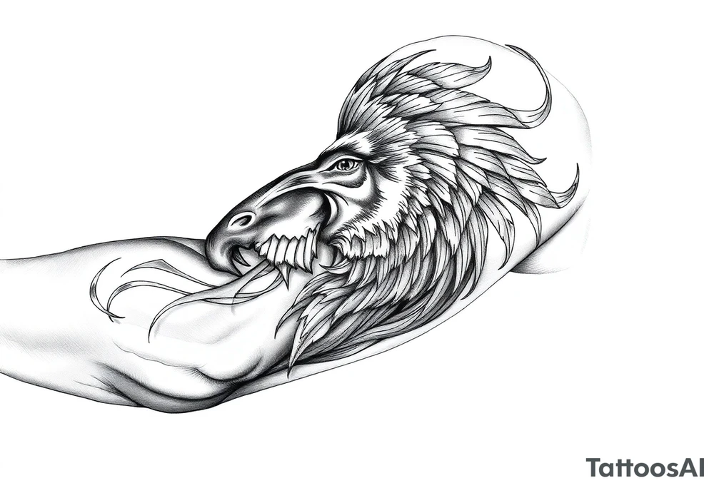 Kolu kaplayan bulutlar olsun ve aralarında şimşek yıldırım tattoo idea