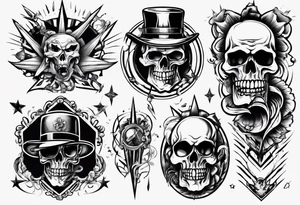 oldschool gangster tattoo idea