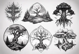 Teldrassil tattoo idea