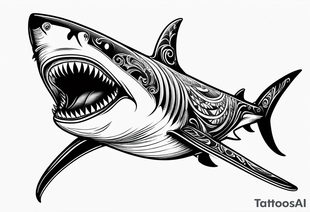 Shark tattoo idea