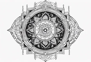 vedic astrology tattoo idea