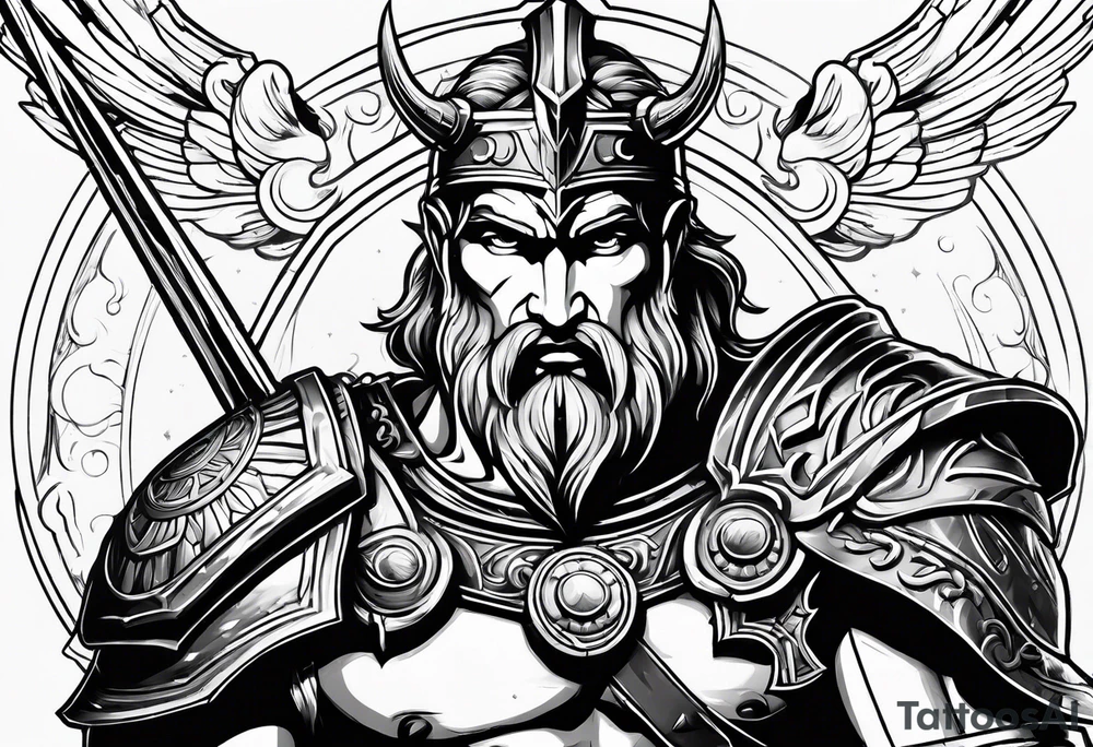 greek god ares tattoo idea