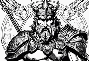 greek god ares tattoo idea