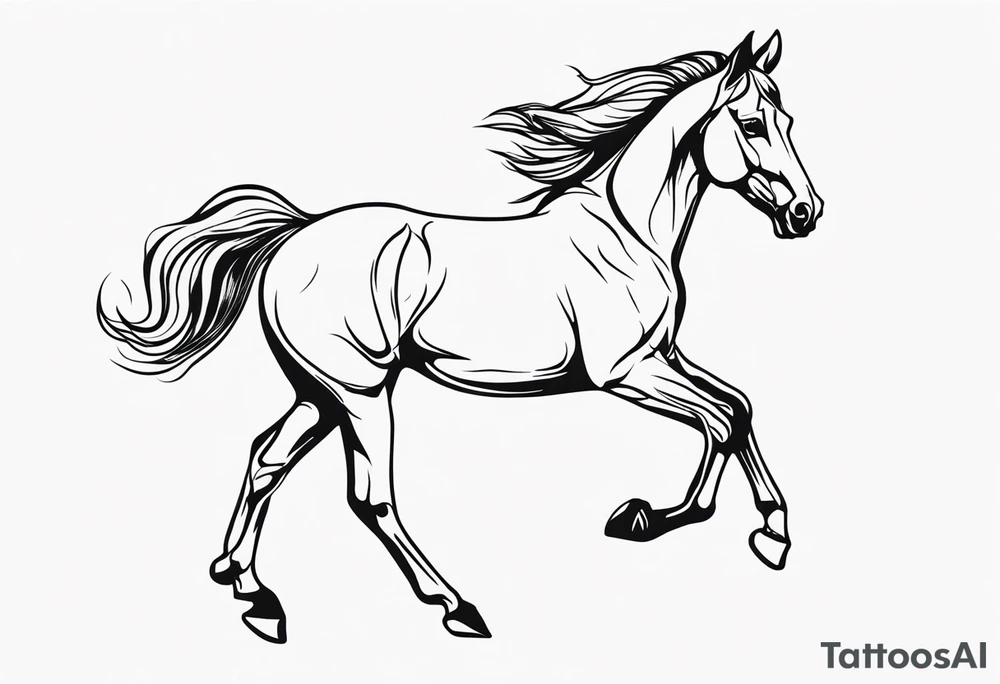 Horse tattoo idea