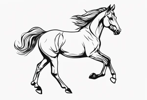 Horse tattoo idea