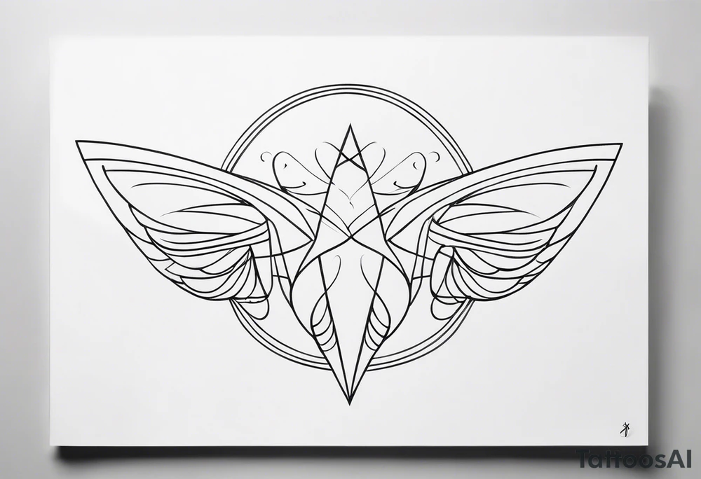 Gemini family unique tattoo idea