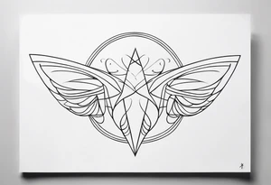 Gemini family unique tattoo idea