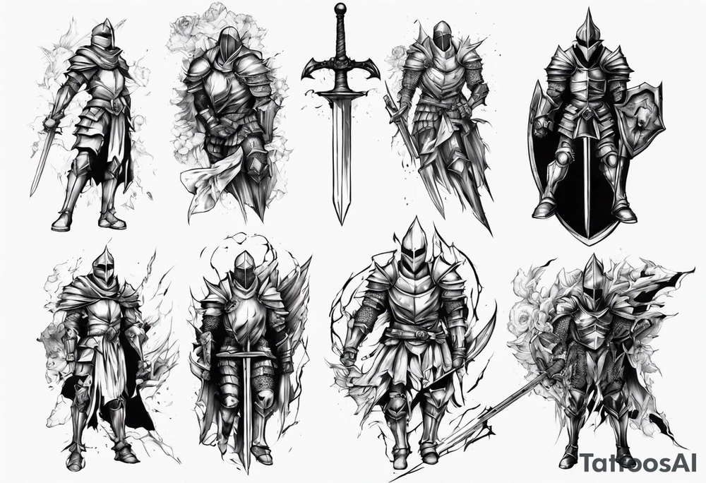 Knight berserk anime tattoo idea