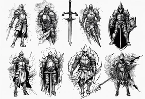 Knight berserk anime tattoo idea