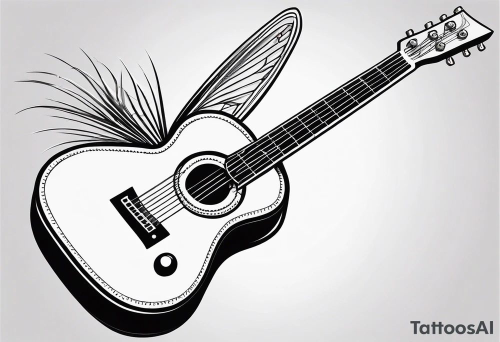 Cricket, Guitar, sport tattoo idea