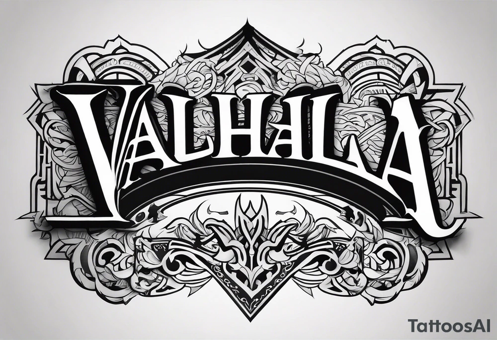 Valhalla tattoo idea