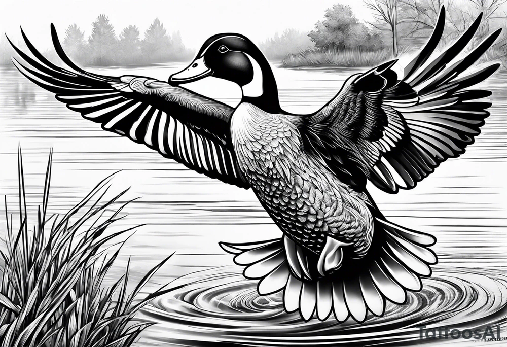 Duck hunting tattoo idea