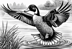 Duck hunting tattoo idea