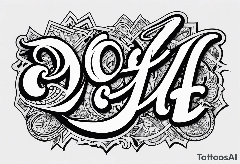 d.i.l.l.i.g.a.f. tattoo idea