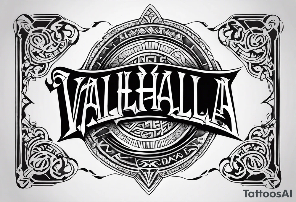 Valhalla tattoo idea