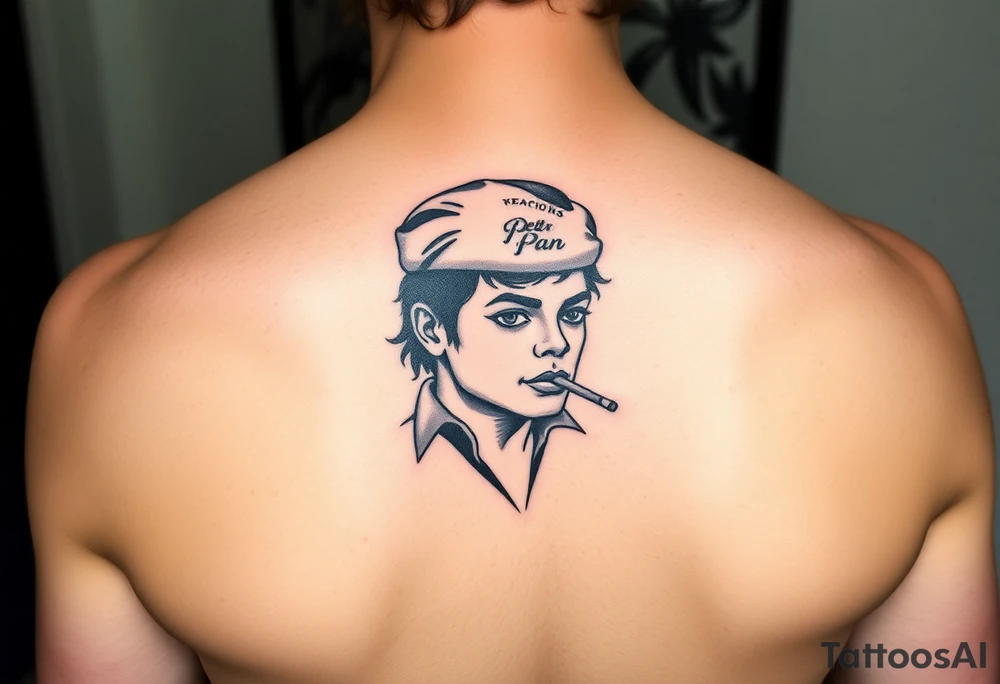 Peter Pan speak with Michael Jackson. tattoo idea