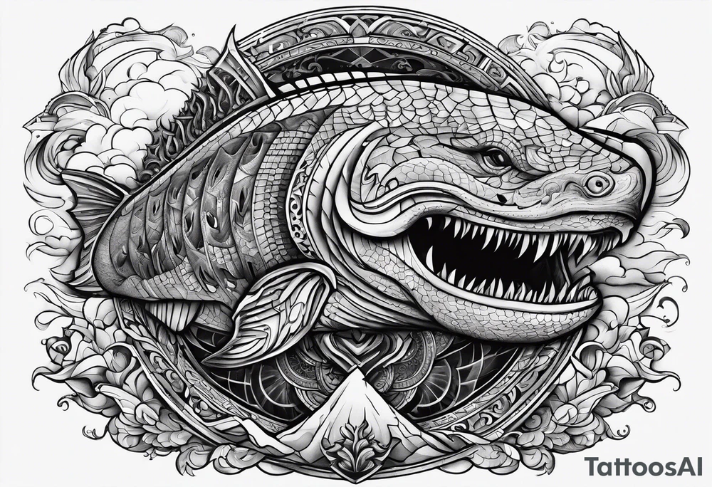 Leviathan wrapped around my arm tattoo idea