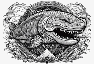 Leviathan wrapped around my arm tattoo idea