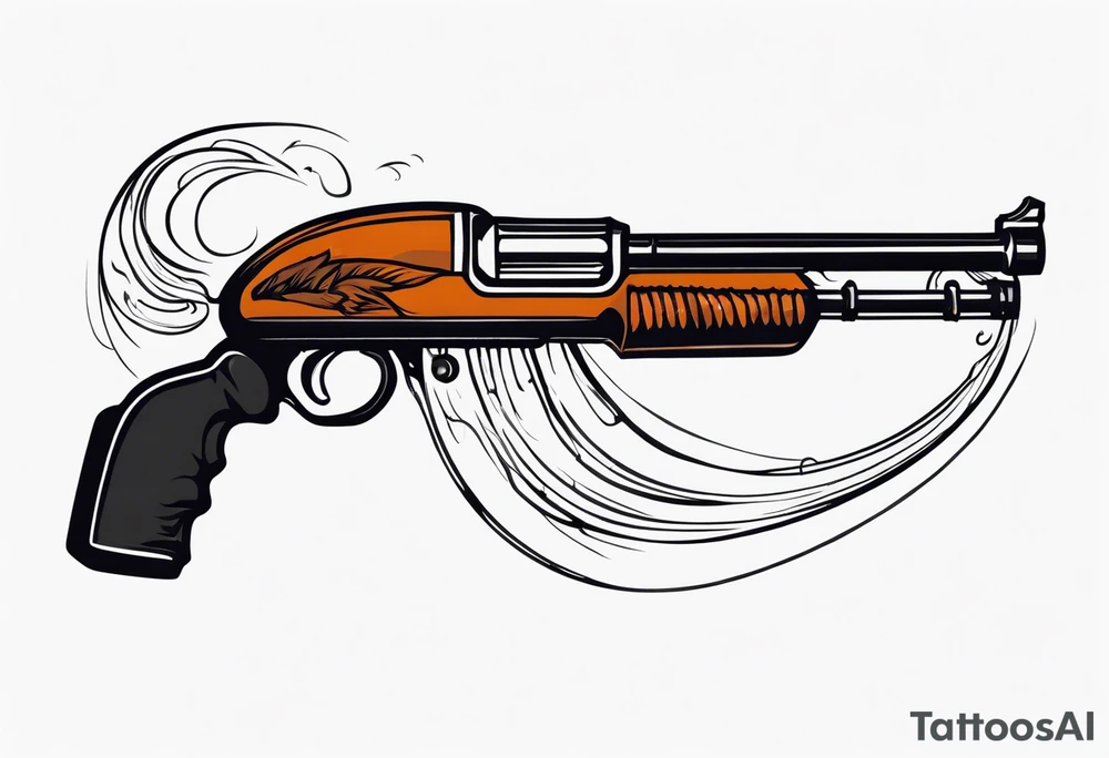 capricorn with a shotgun tattoo idea