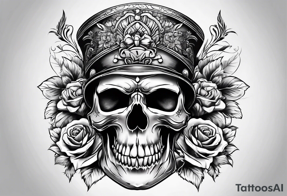 skull tattoo idea