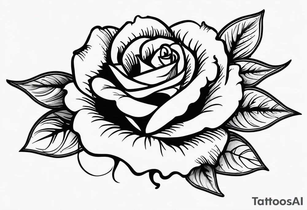 The word Hard times written out in cursive with a rose tattoo idea The word Hard times written out in cursive with a rose tattoo idea