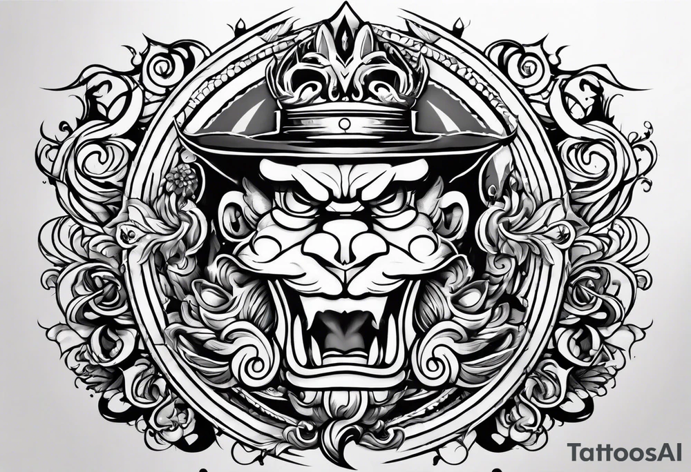 incorporate ideas from count zero 
book series
 into a sybmolic tattoo tattoo idea