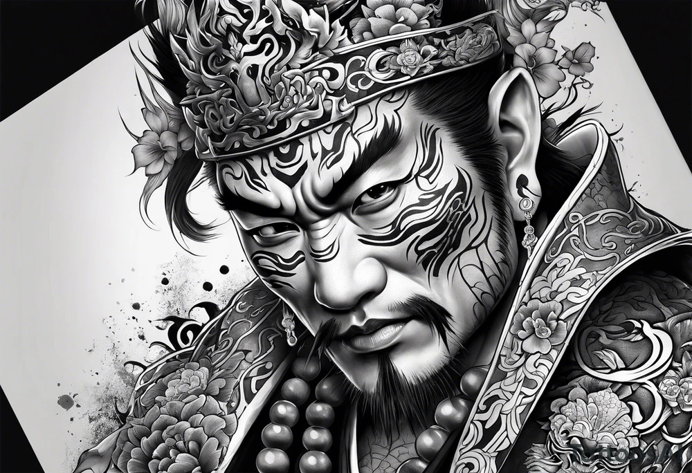 yakuza tattoo demon tattoo idea